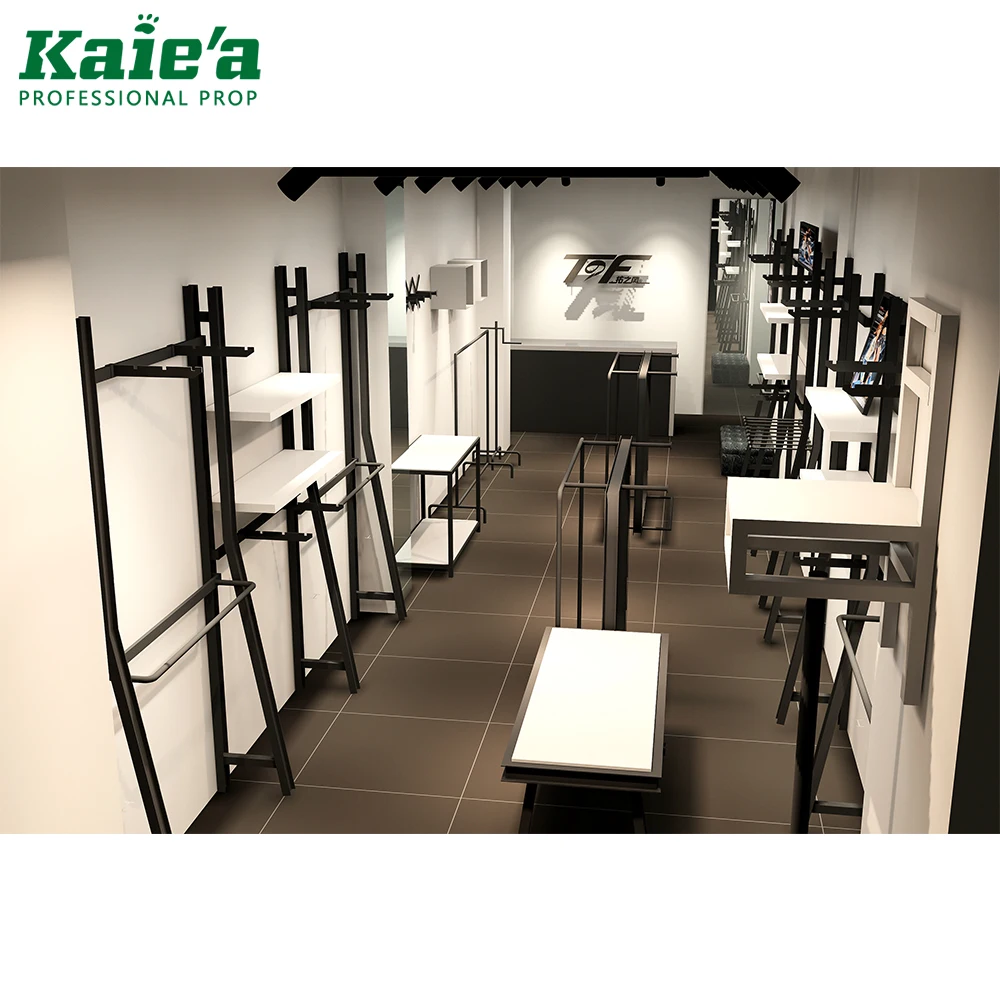 Clothing shop shelves design,shop racks and shelves for clothing