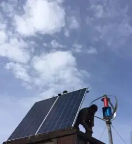 Used 100w vertical axis small wind turbine generator for sale