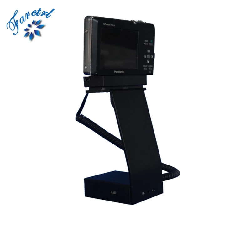 Professional Metal Camera Anti-theft Device Stand with Security Alarm for Retail Exhibition Display