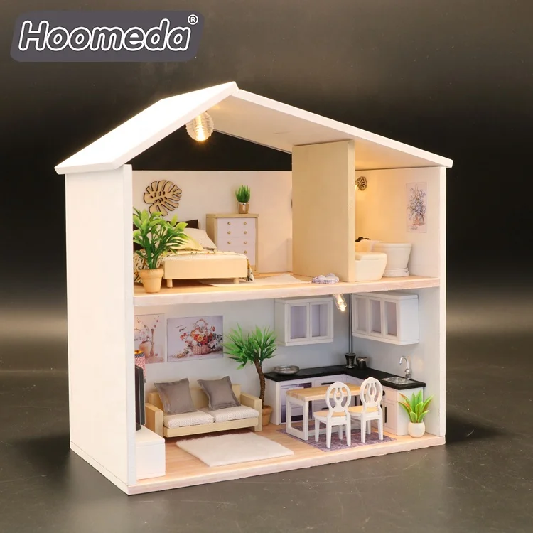 Beautiful DIY Dollhouses Wooden doll house miniature DollHouse