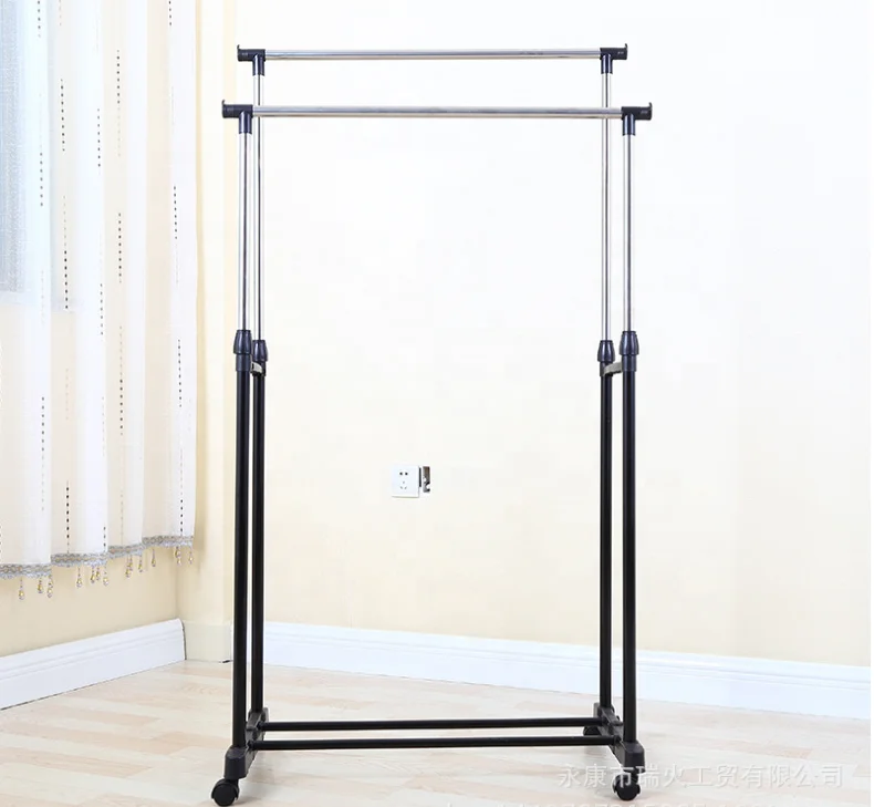 Adjustable Stainless Steel Material Cloth Rack Stand