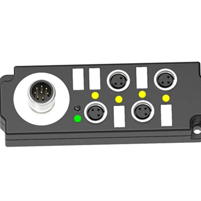 
female IP67 M8 4 ports distribution box connector 
