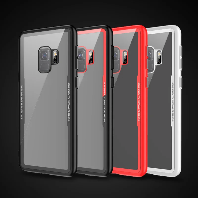 A037 Wholesale Factory Price Mobile Phone Tempered Glass Case For Samsung J8 2018 Back Cover