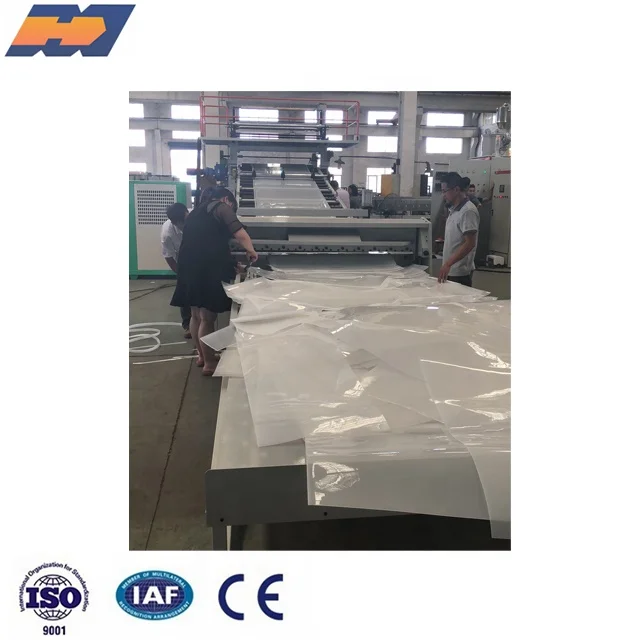 PET sheet extruder machine plastic CT film machine packing sheet machine