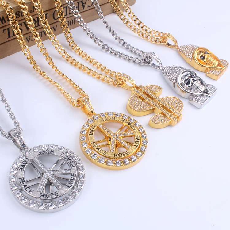 Fashion Golden Color Scorpion Pendant Necklace Stainless Steel and Alloy for Collar Fancy Jewelry Hiphop Great Gift Idea