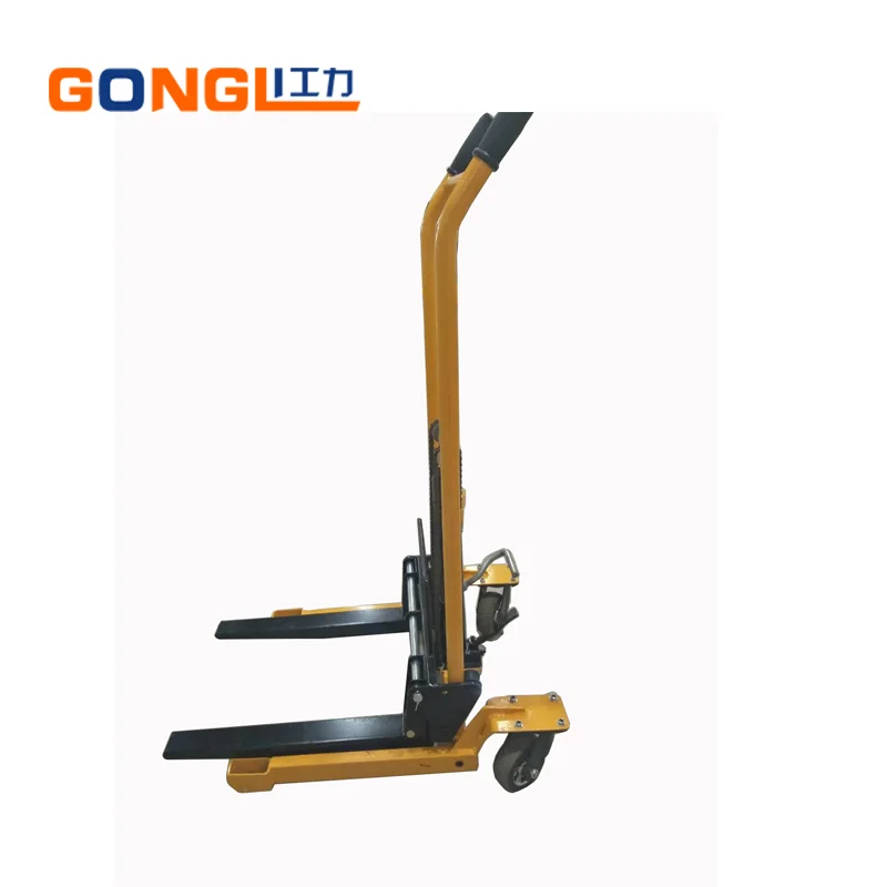 
GL-0058 Caster Wheel Light Lift Truck Lift Height 900mm Load Capacity 200kg Material Handling Equipment 