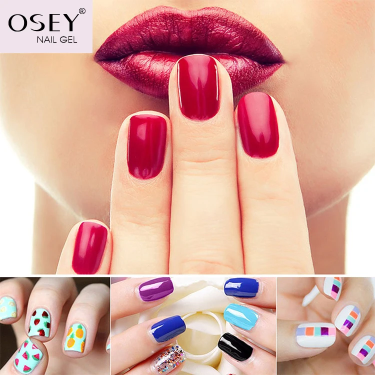 OSEY private label oem Factory 1000 Color Gel Nail Polish 1 kg jelly color gel