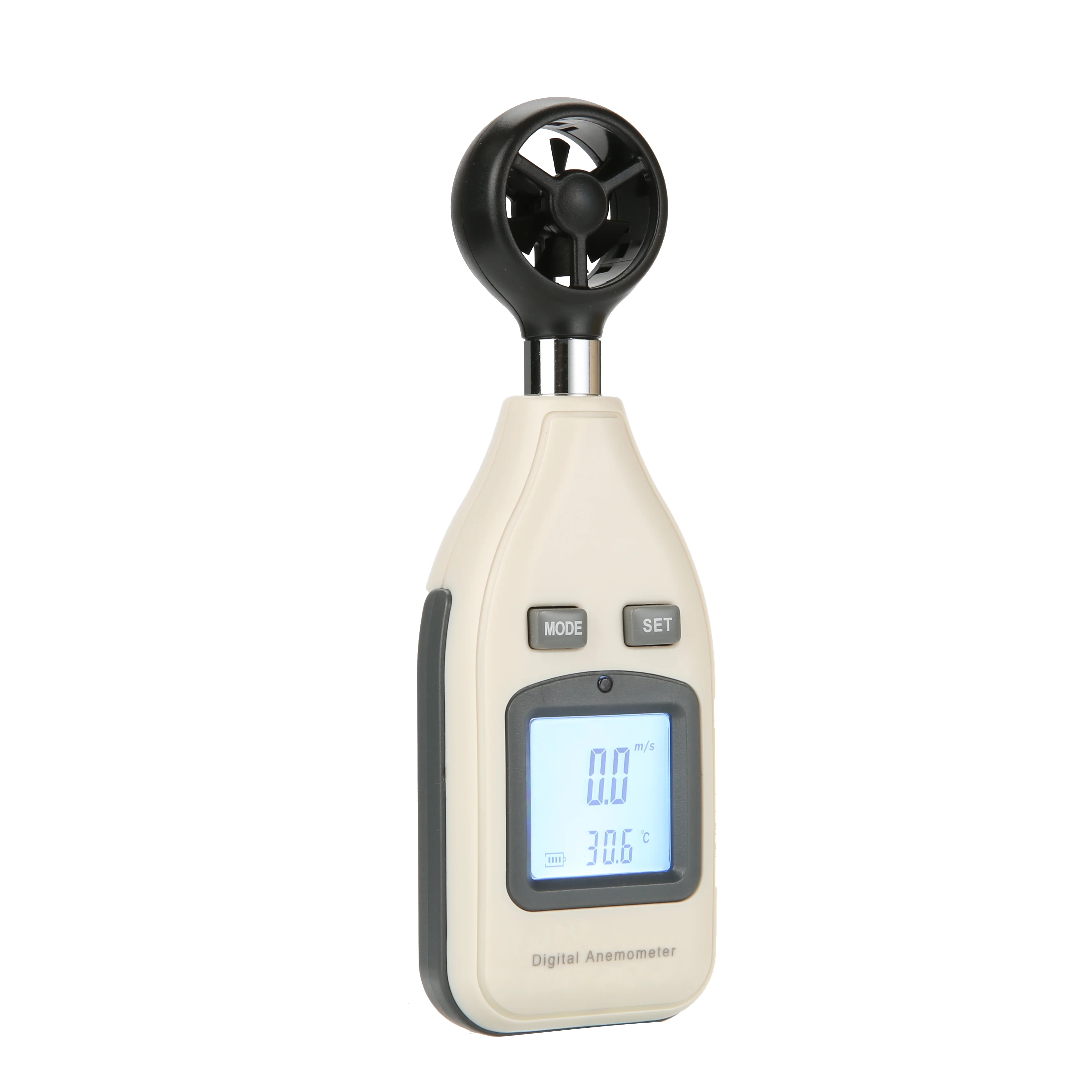 Handheld Digital Air Wind Flow Speed With Temperature Meter GM816A Anemometer Wind Flow Speed Gauge.