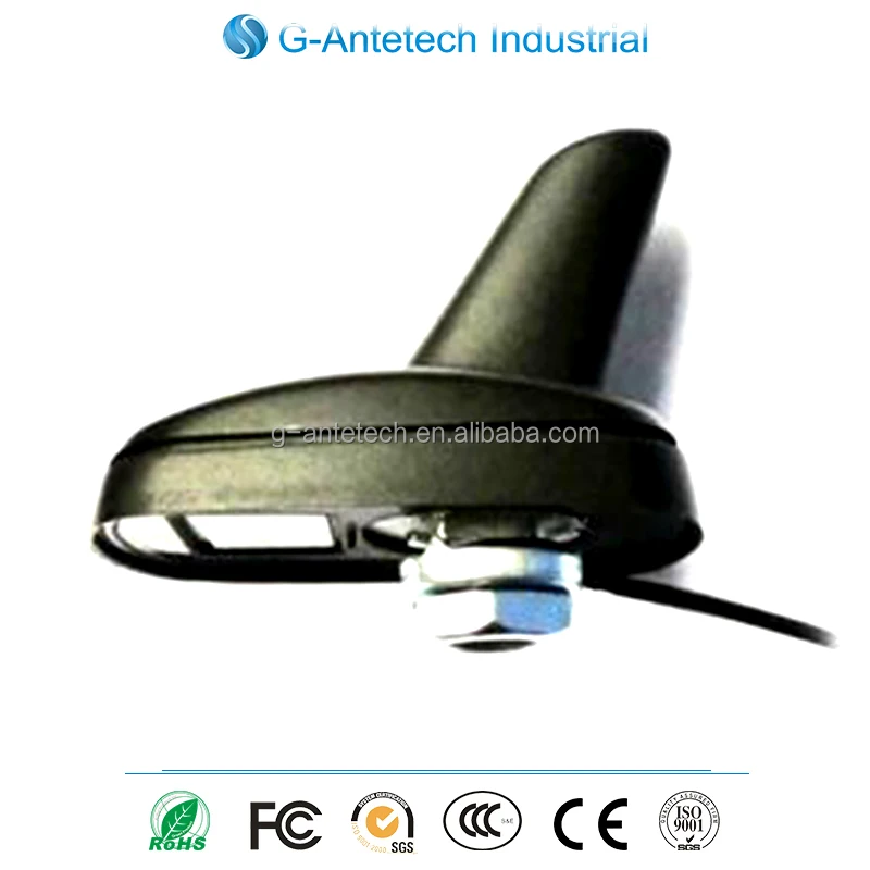 High quality high gain external gps glonass antenna shark with sma male fakra mmcx mcx all types connectors