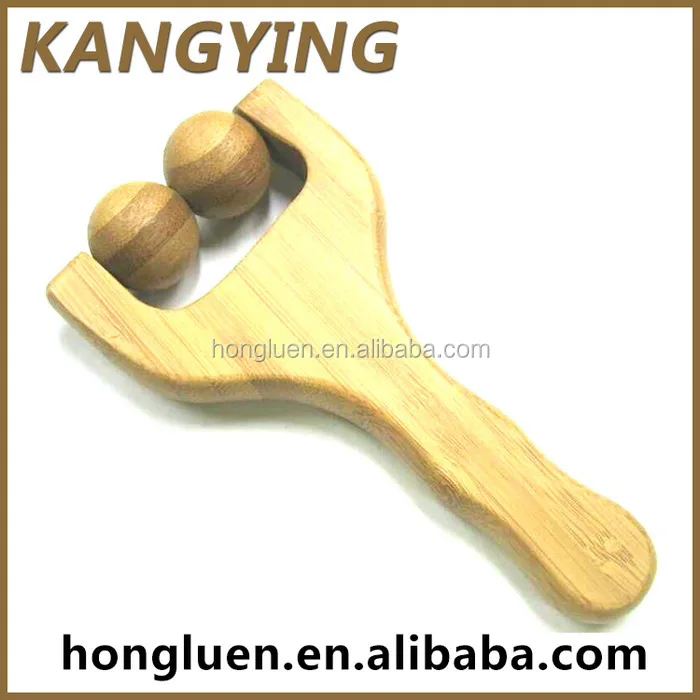 Wholesale Relaxing Roller Wooden Hand Massager For Home Use