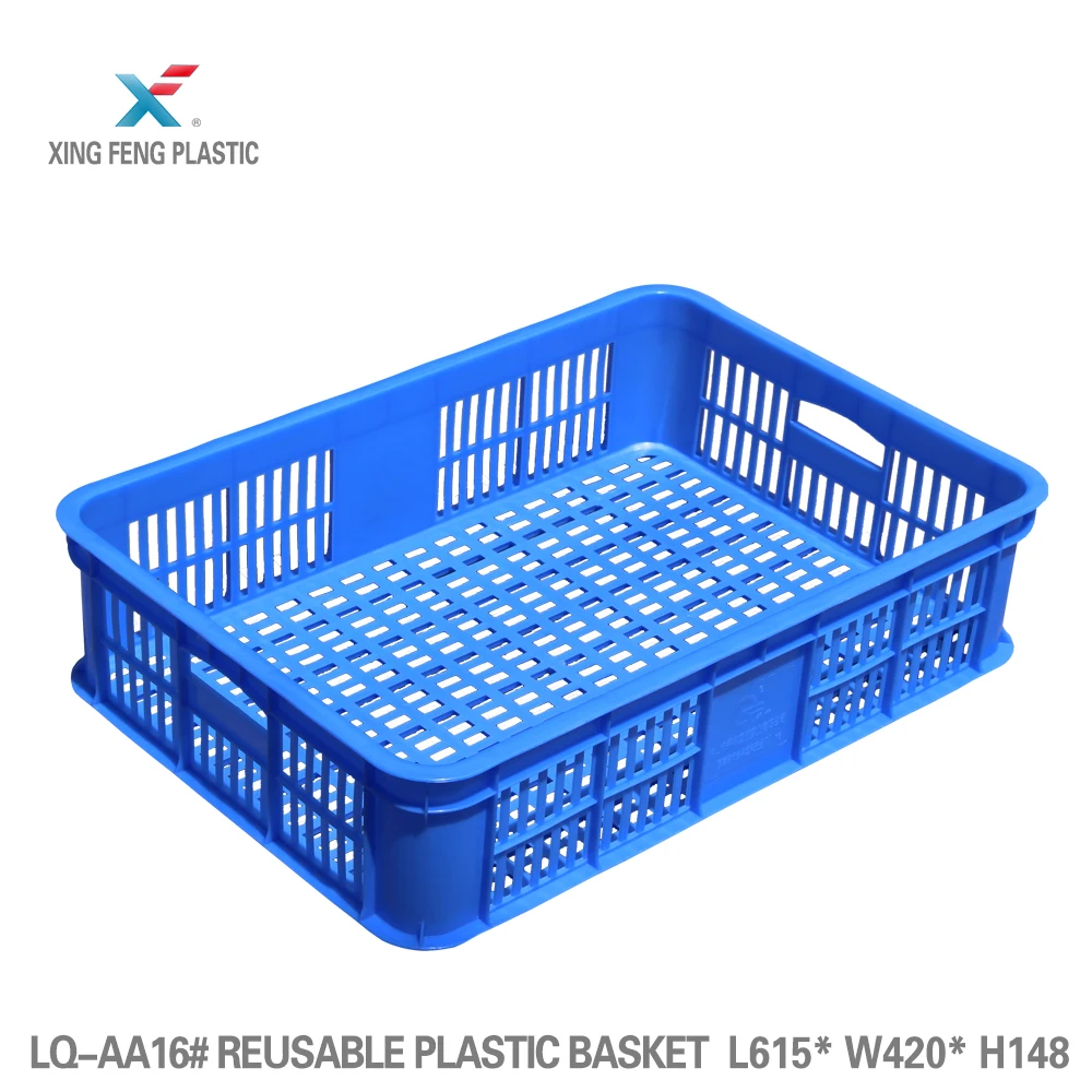 Solid plastic crate/plastic turnover crate /plastic basket for fruit and vegetable solid plastic crate fruit turnover crate