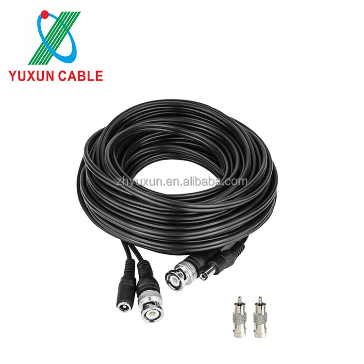 BNC Video Power Cable for CCTV Camera DVR Security System