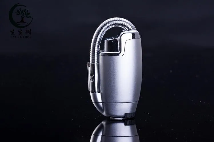 China Wholesale Micro Jet Mini Novelty Heating Culinary Butane Gas Lighter Flame Torch Lighter with Long Rob