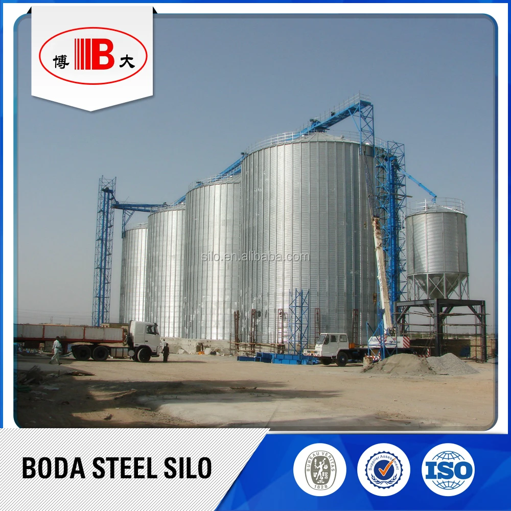 1000m3 grain storage steel silo