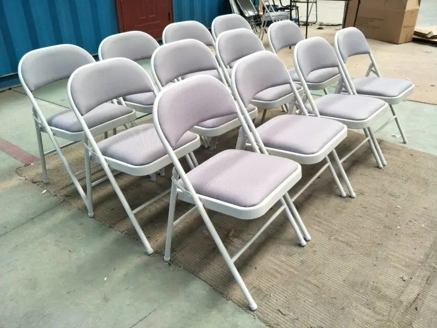 cheap metal folding chairs for wholesale