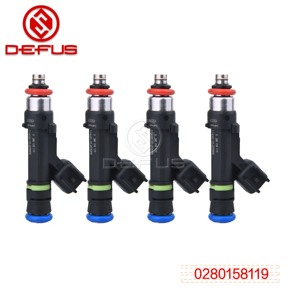 DEFUS cars spare parts fuel Injectors for CJ7 3.8L OEM 04861667AA 0280158119 injector nozzles