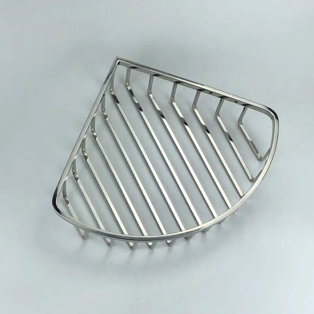 304 stainless steel wire toilet shelf organizer wall shelves for bathroom