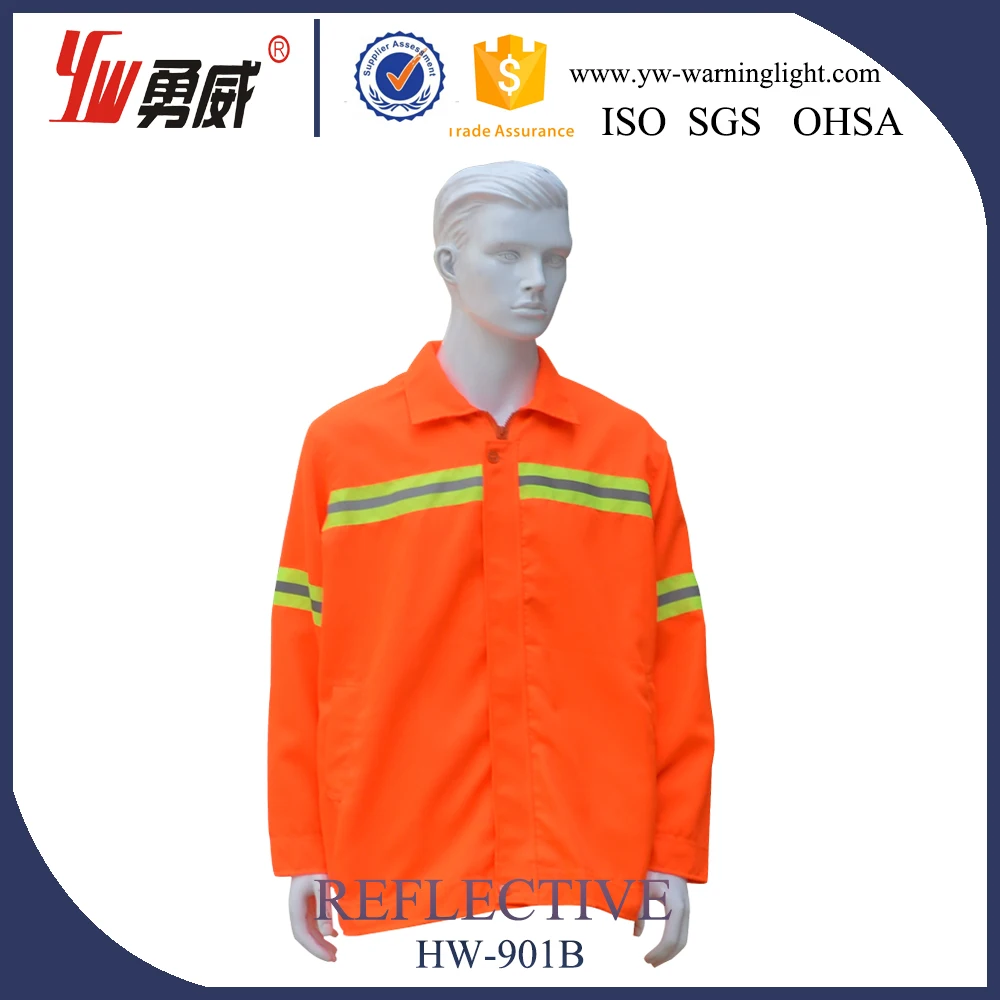 Флуоресцентный безопасный светоотражающий рабочая одежда hi vis куртка