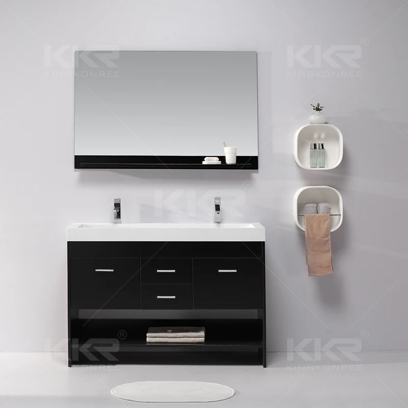 Wall Hung Wash Basin washbasin cabinet design modern Wooden Cabinet wash vanity basins