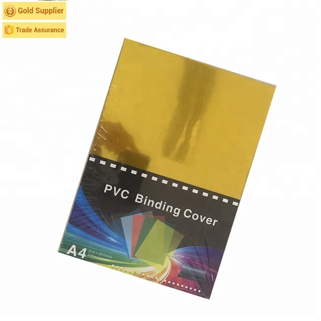 Pvc A4 Book Rigid School Items Child Plastic Cover 800MM for binding covers