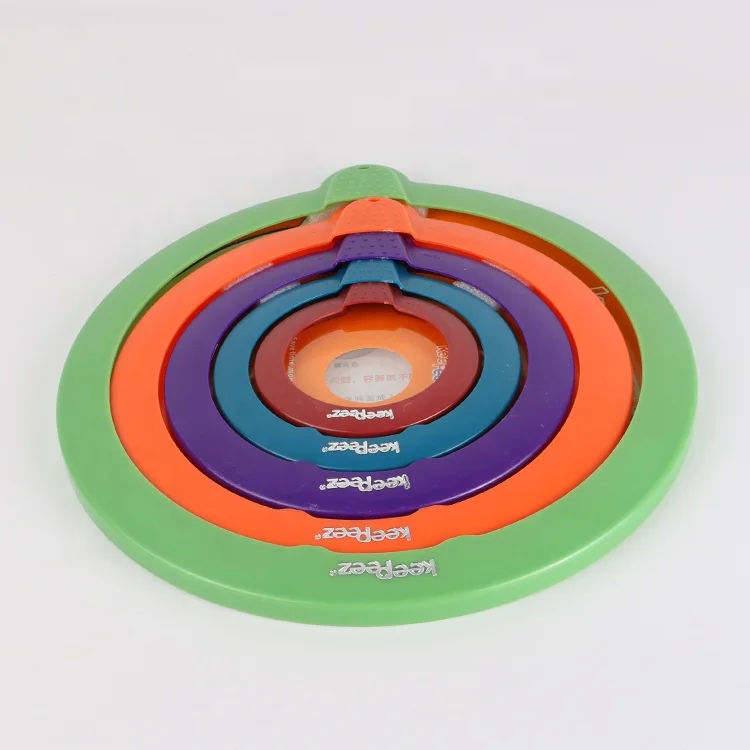 
Food Grade Silicone Stretch Lids Covers Expandable Reusable Seal Lid 