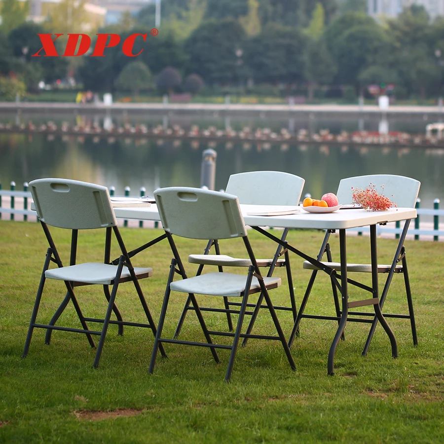 cheap outdoor folding party tables and chairs for sale