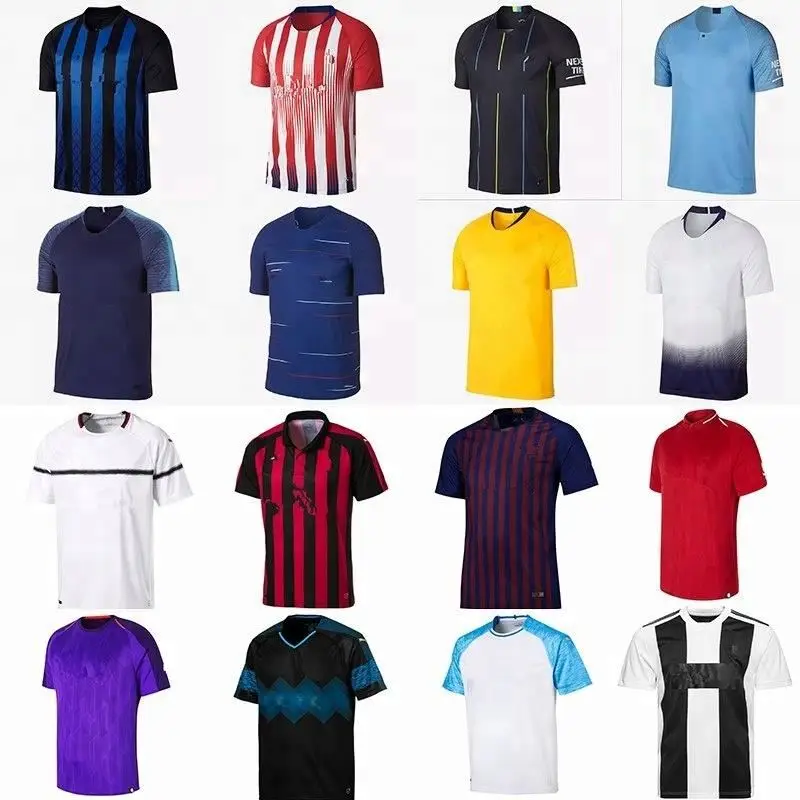 New season France winner team soccer jersey with black and white color