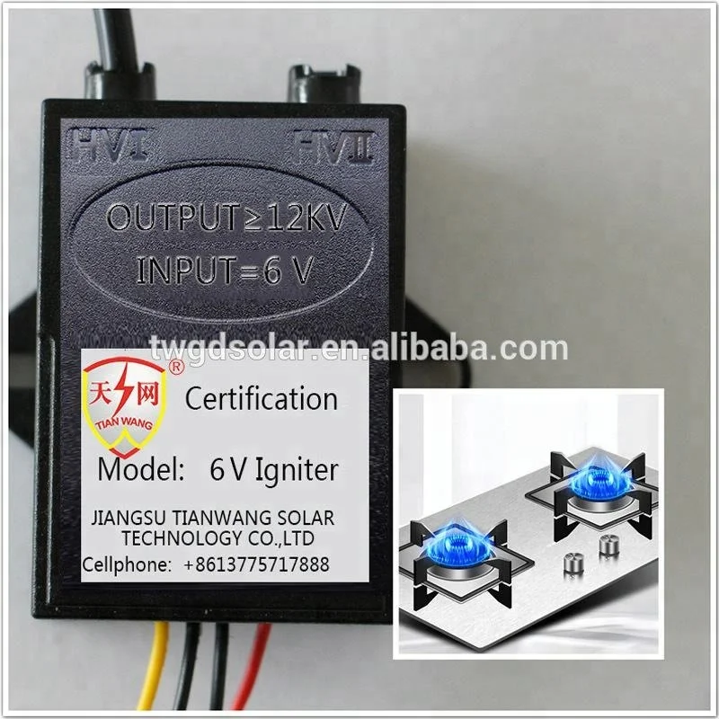 12V Электронный газовый воспламенитель газовой печи/печи