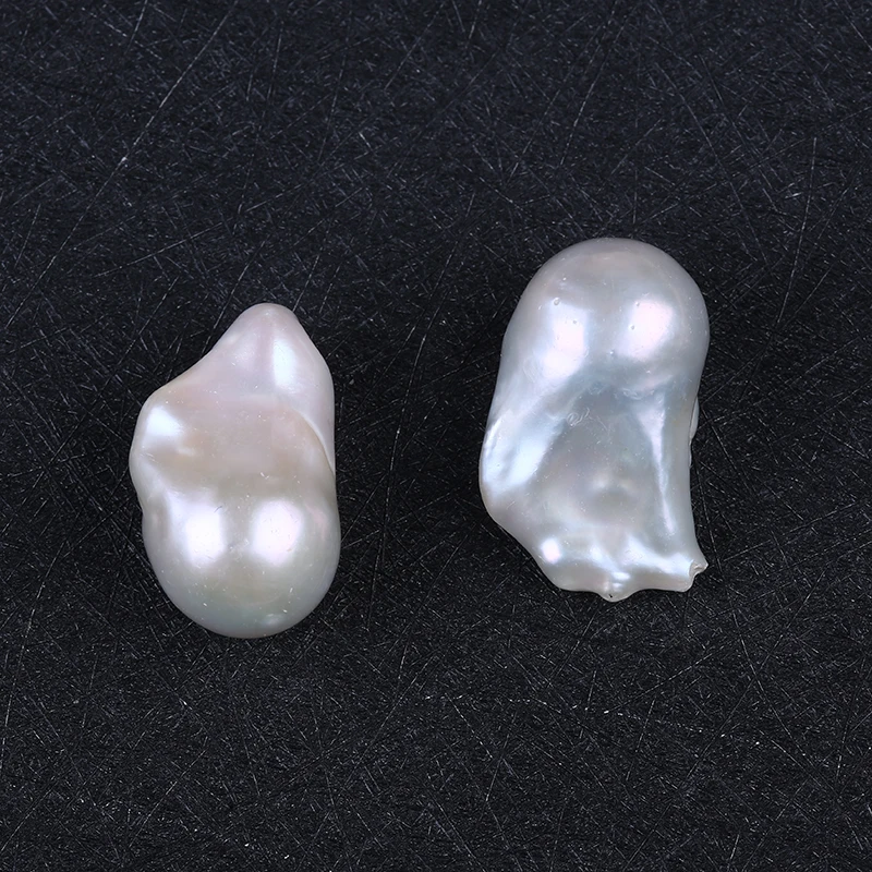 20*30mm Big White Color Baroque Shape Freshwater Pearl Loose Beads