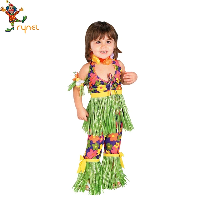 Kids Funny Costumes Hawaiian Skirt With Hulo Cosplay Kids Costumes PGCC4046
