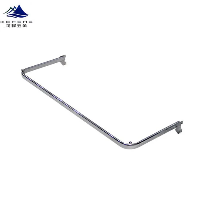 decorative slotted upright u shaped side hanging shelf bracket