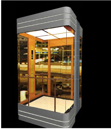 China brand geared traction machine passenger elevator for Sale