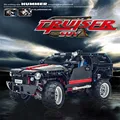 Free shipping Decool 3341 Transport Cruiser SUV 589pcs Racing Car Model Building Block Sets Educational DIY