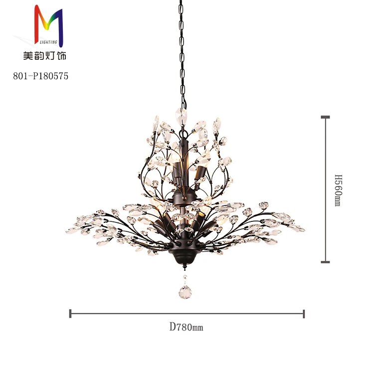 Christmas tree high-grade crystal chandelier