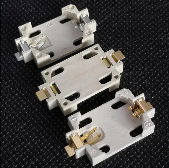 3v SMT SMD Copper or Ni Plated Round Battery Holder for CR2032 in Reel or Bulk packing