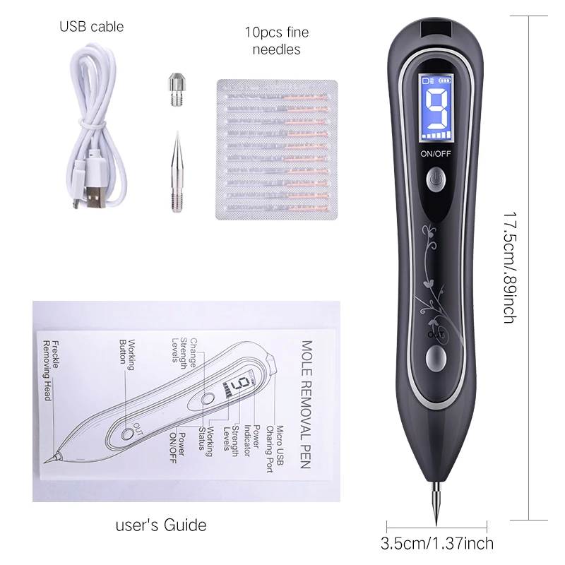 Rechargeable Mole Tattoo Removal Sweep Freckle Laser Plasma Spot  Plasma Pen for Mole Removal Pen