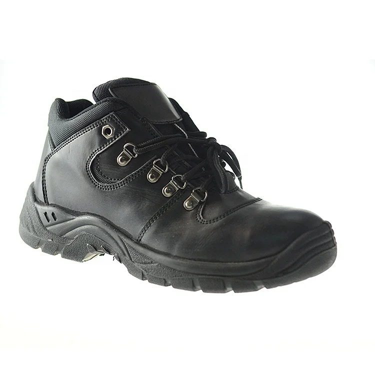 UC-386 PU injection safety industrial feet protect buffalo leather working steel toe shoes