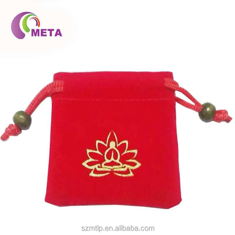 Custom Small Fabric Gift Velvet Envelope Pouch