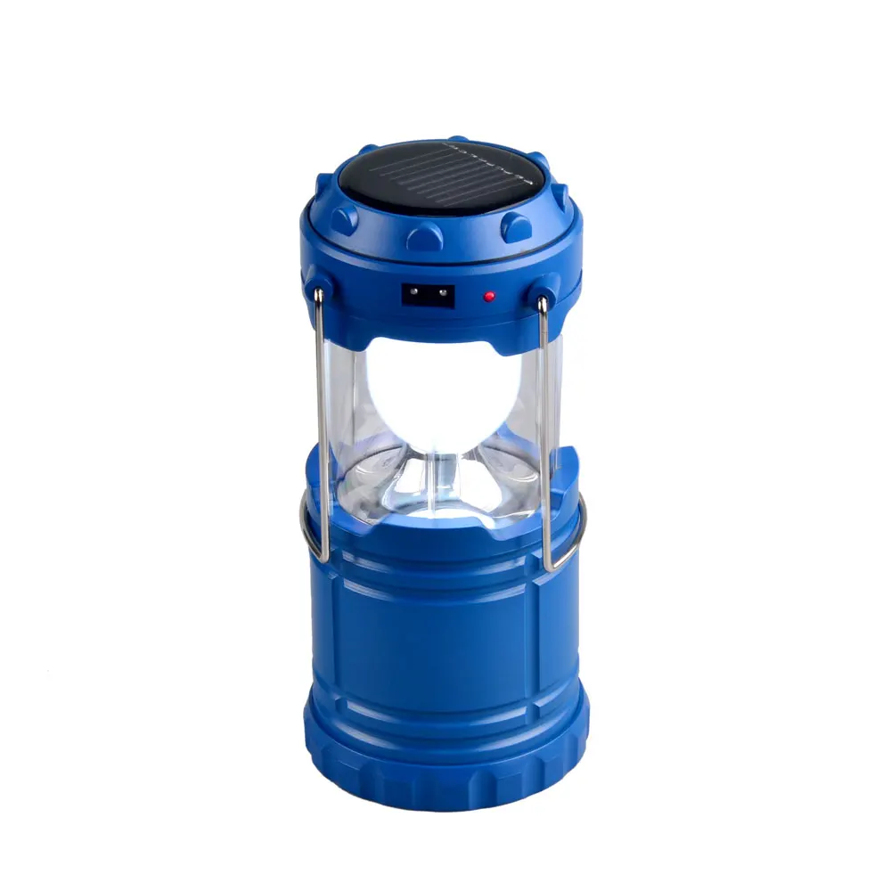 Li Battery 6 LED Solar Lantern Mobil Phone Charger Solar Camping Light Rechargeable Led Camping Light