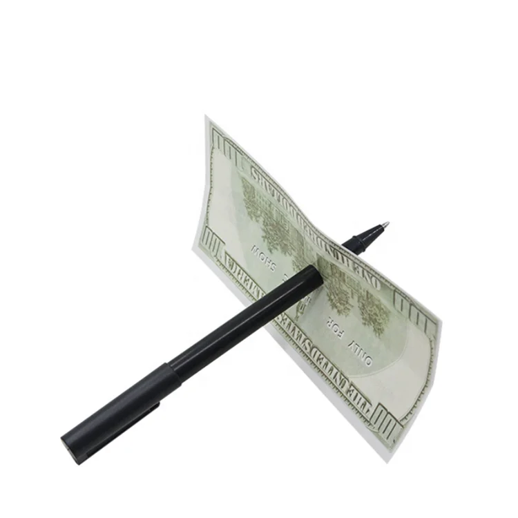 Pen Brand Black Magician Toy Thru Bill Penetration Dollar Bill Pen Trick