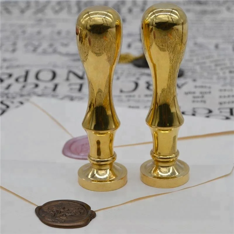 vintage your logo customized brass sealing wax stamp wax seals