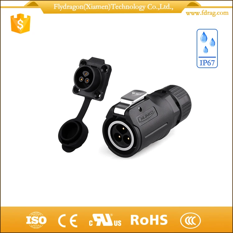 Ip65 ip67 мужской женский монтаж push pull водонепроницаемый разъем