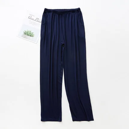 Оптовая продажа, домашняя одежда, мужские свободные штаны из модала, мужские пижамы, свободные широкие штаны