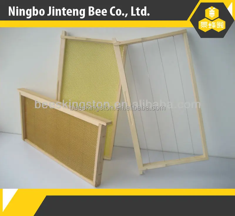 beekeeping equipmentpine wooden frame with wired for beehive