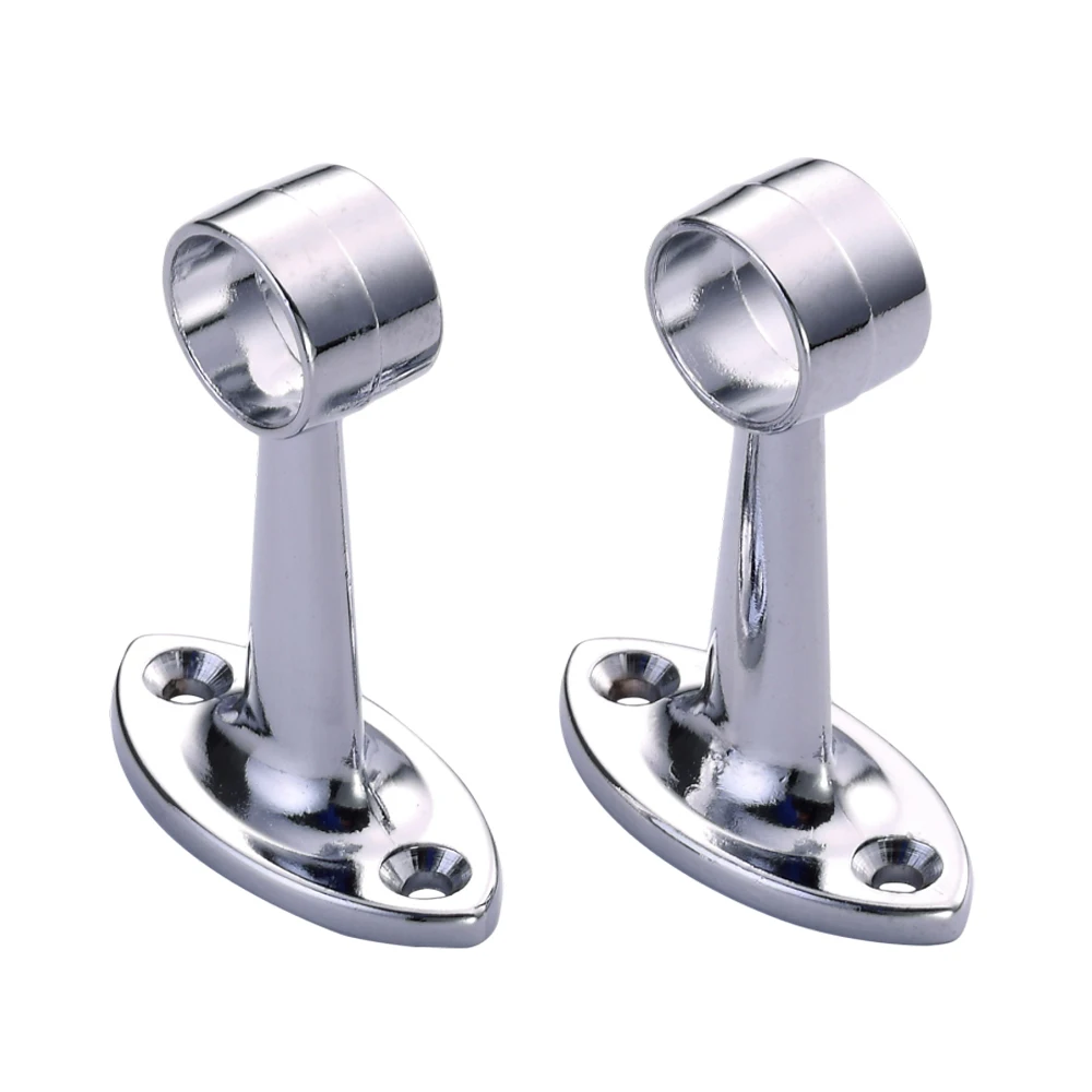 Heavy Duty Chrome Closet Rod Bracket