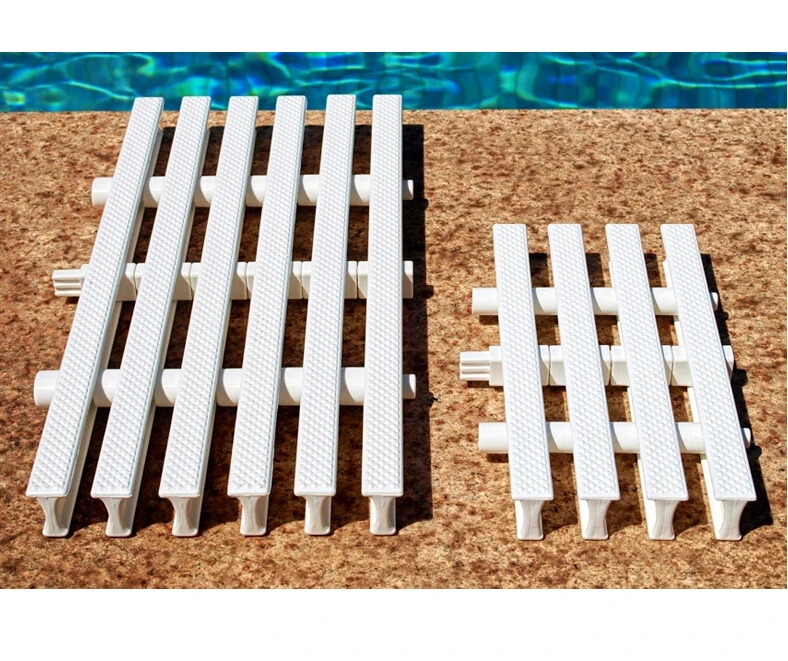 High quality ABS material swimming pool gutter grating for sale swimming pool overflow grating