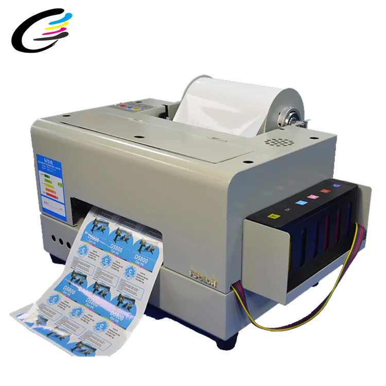 FCOLOR Colour A4 size Roll-feed Adhesive sticker label Printer