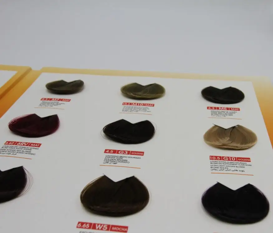 
Beauty HOT Professional SALON BEST Hair Coloring Hair Shade/Hair Swatch with customized color/design, OEM/ODM 