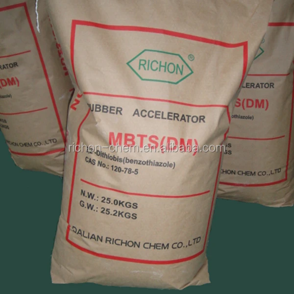 
RICHON CAS NO 120-78-5 with best price rubber accelerator DM/MBTS 