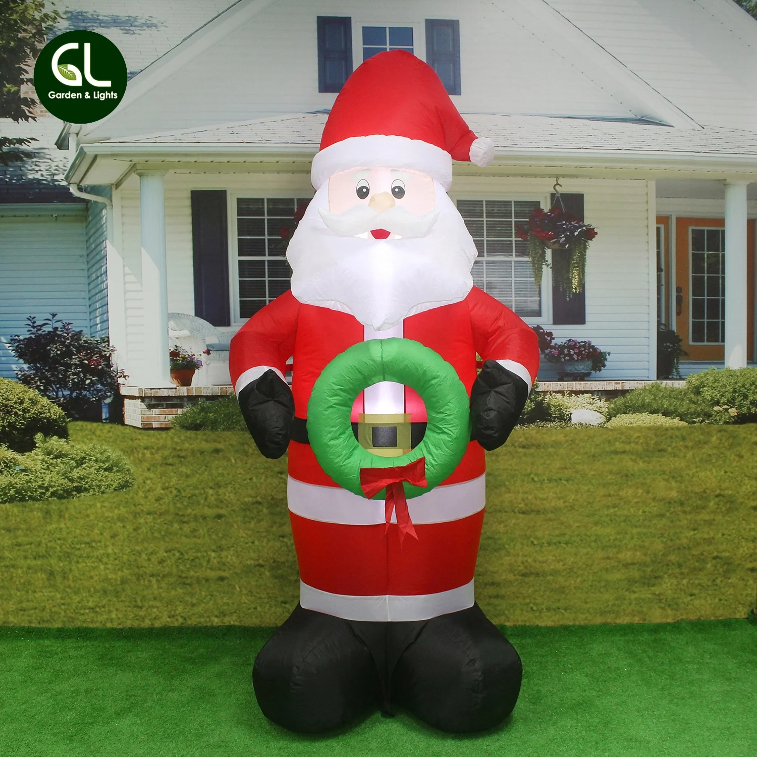 Wholesales inflatable santa claus balloon outdoor Christmas for party decoration